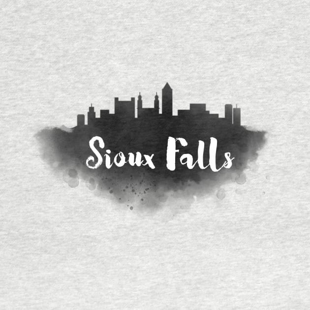 Sioux Falls watercolor by kursatunsal